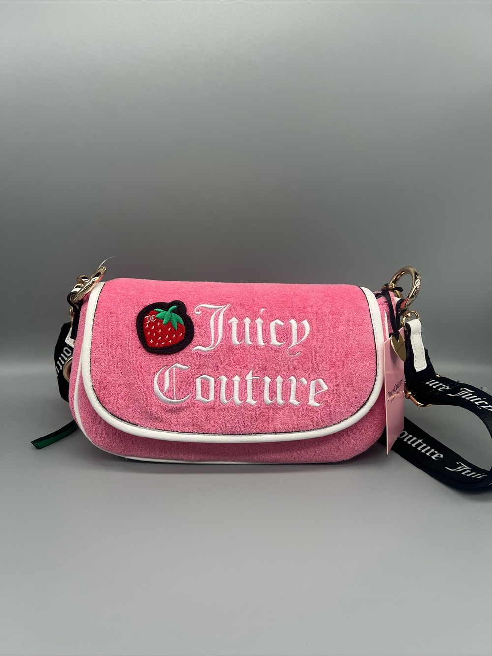 Juicy couture sweet n juicy flap shoulder bag purse